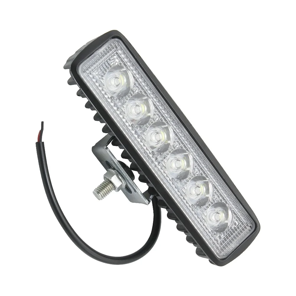 

1PCS Super Bright 18W Work Light Bar LED Lamp 12V Offroad Car Boat SUV Driving Light & Outdoor LED Spotlight Waterproof