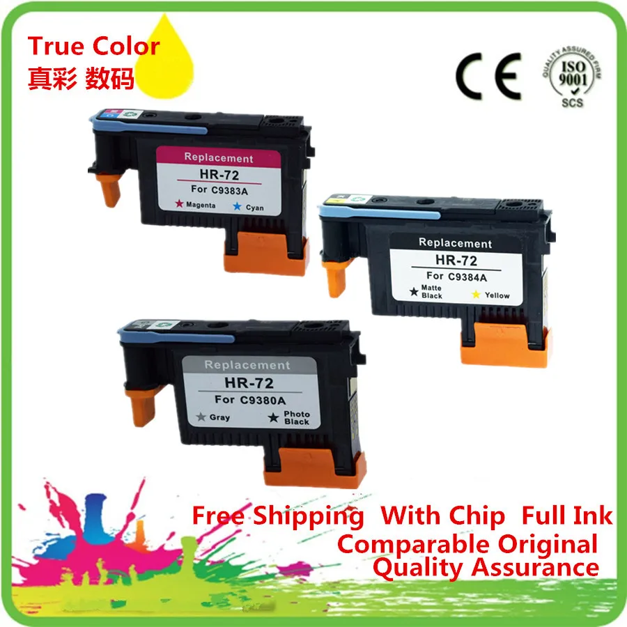 

C9380A C9383A C9384A Remanufactured Printhead Print head For HP 72 DesignJet T1100 T1120 T1120ps T1200 T1300 T1300ps T2300 T610