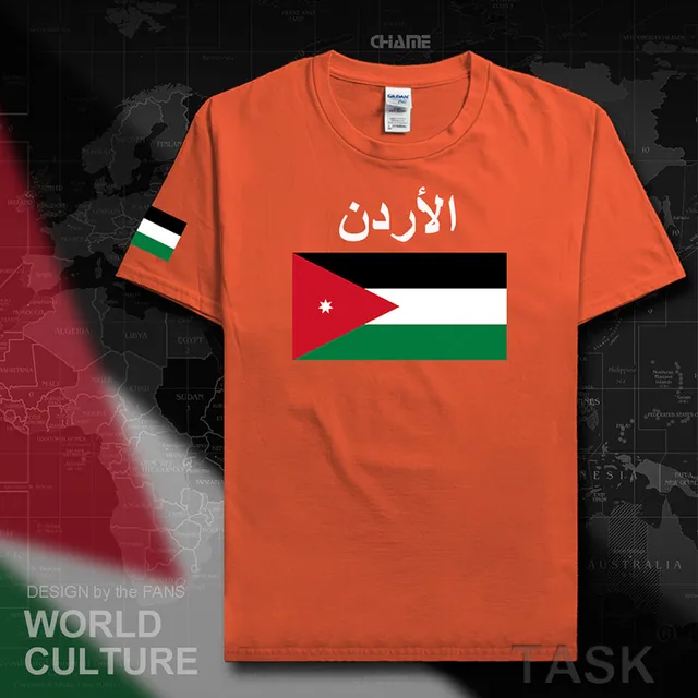 Jordan Jordanian men t shirts 2017 jerseys nation team tshirt cotton t