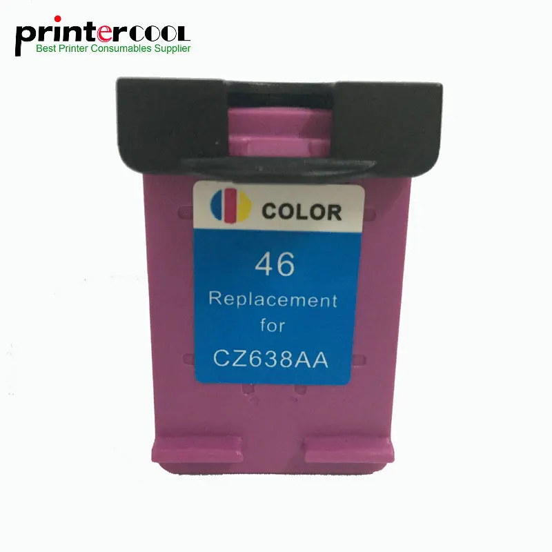 einkshop 46 Remanufactured Ink Cartridge for HP 46 XL for DeskJet2520hc 2020hc 2025hc 2029 2529