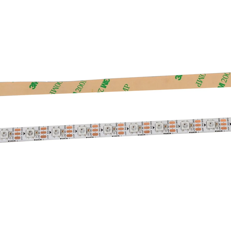 5 м 60 светодиодов/м прибор приемно-ws2812b) Светодиодная лента с usb-питанием ws2812 Гибкий Цифровой Полосы пиксель RGB 5050 smd светодиодные лампы