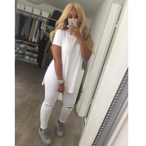 

2017 New Fashion Women Summer Loose Short Sleeve Casual Solid Shirt Tops T-shirt