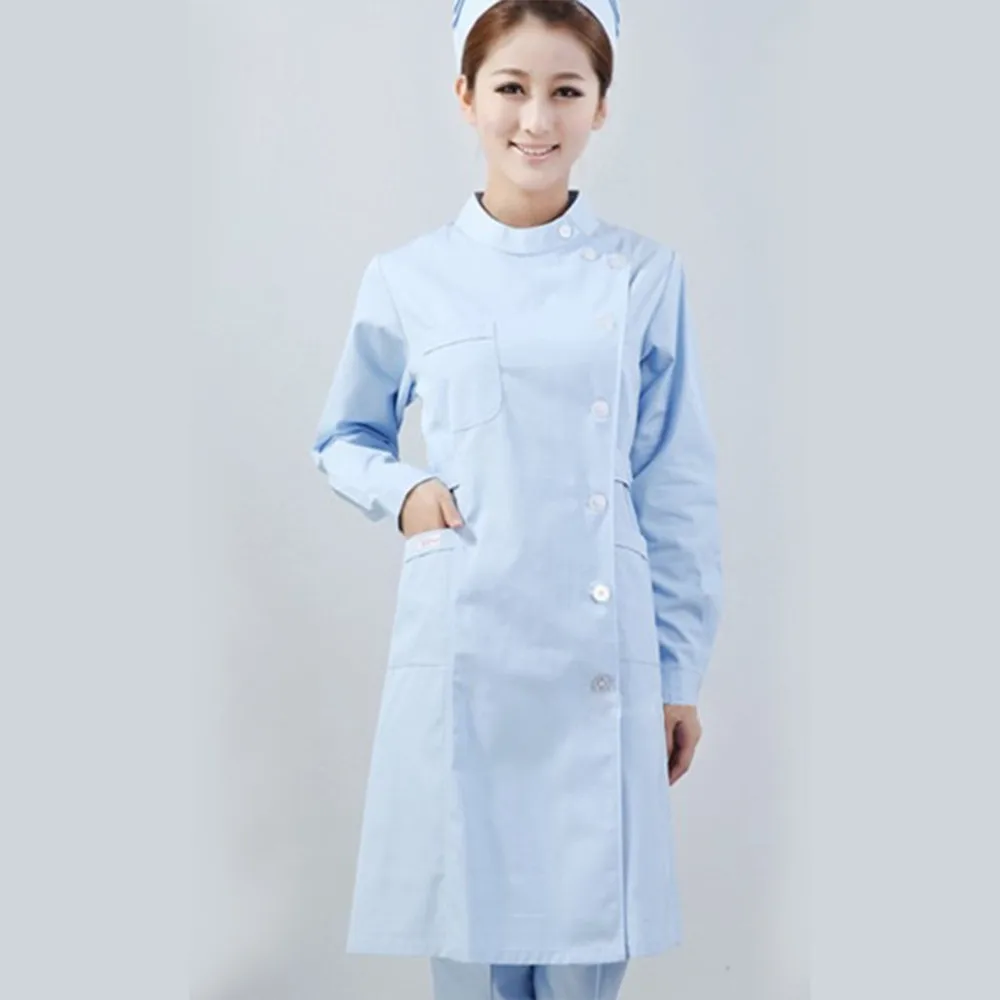 Медицинские скрабы Женщины/медицинская форма Женщины Рабочая одежда лабораторное пальто/медицинская форма медсестры женщины медицинская униформа