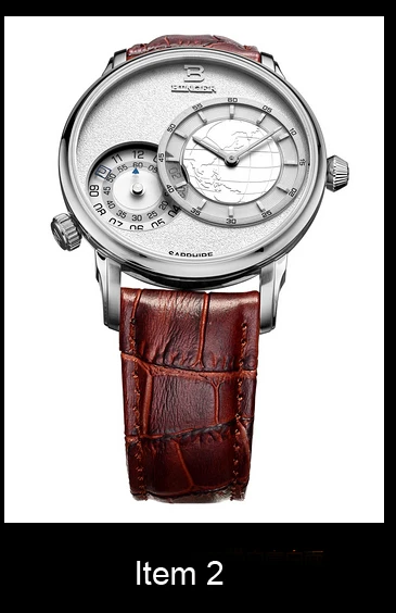 Новые роскошные Брендовые мужские часы с двойным циферблатом, кварцевые часы с золотым сапфировым кожаным ремешком, гарантия 1 год, BG0389 - Цвет: Item 2