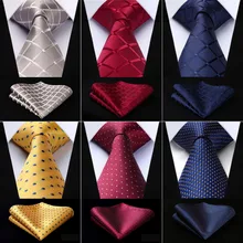 Пейсли Проверьте Dot 3." шелк Тканые свадьба Для мужчин галстук платок Набор# Rm1 платок классический свадьбу мужская Мода