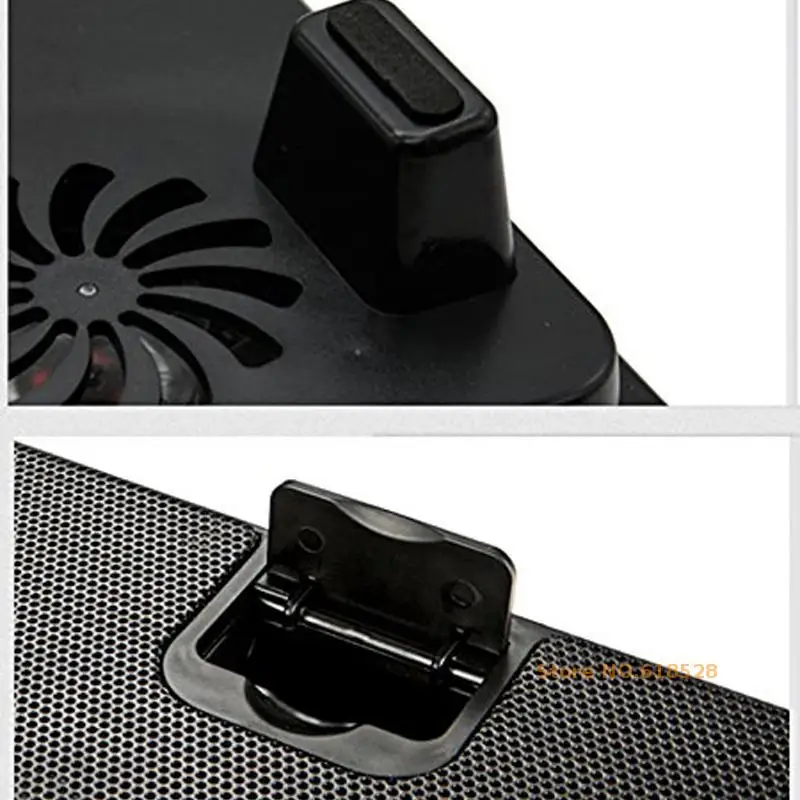 Billig Heißer verkauf Echtem 5 Fan 2 USB Laptop Kühler Cooling Pad Basis LED Notebook Kühler Computer USB Fan Stand Für laptop PC 10    17  