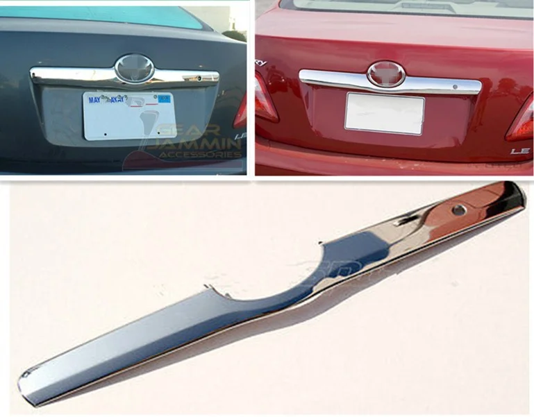 FUNDUOO For Toyota Camry 2007 2008 2009 2010 2011 Chrome Tailgate Trunk Hatch Trim Sticker Bezel