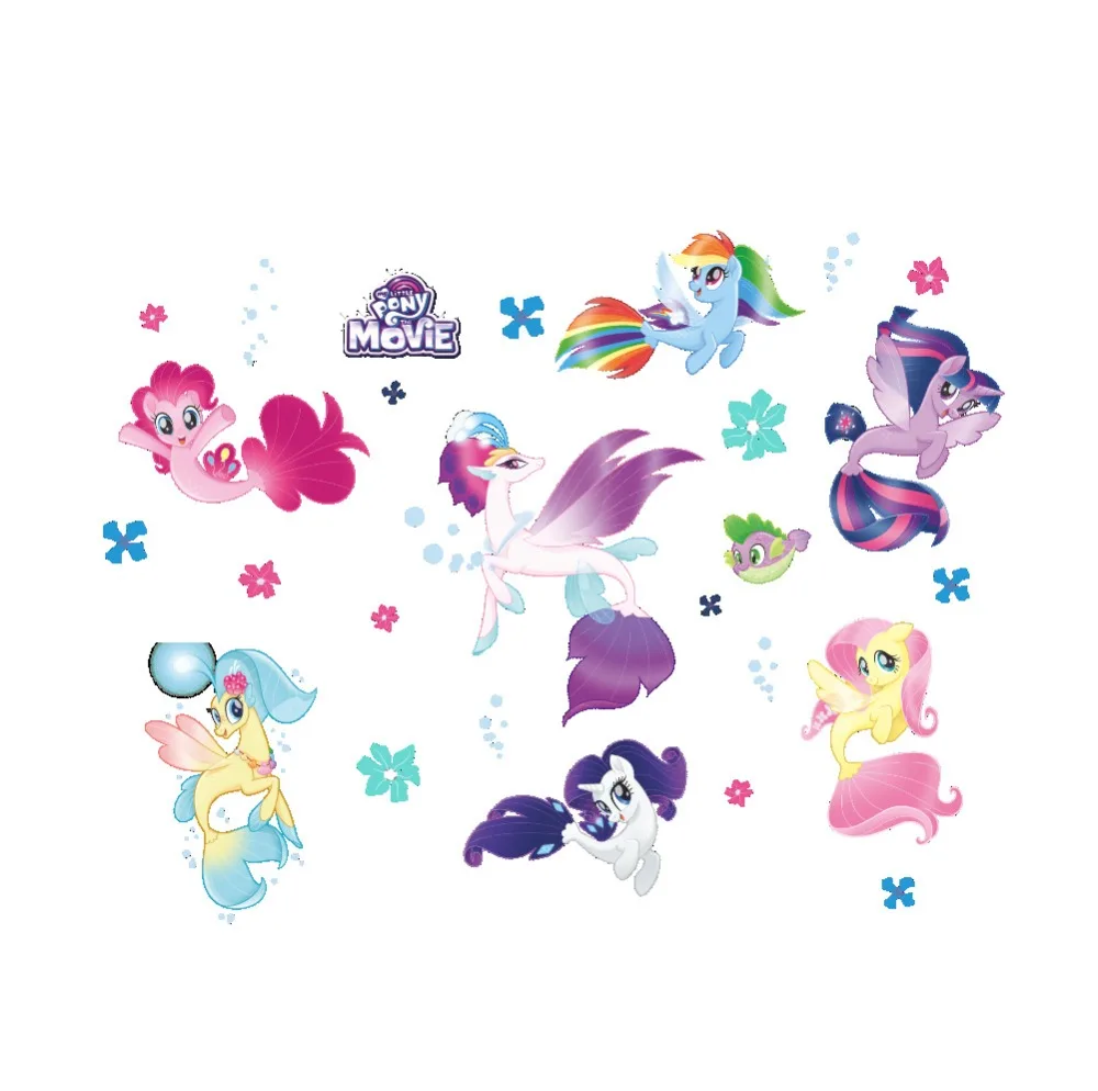 30*60 см Подлинная My Little Pony детская мультяшная наклейка s Детский Сад Дом наклейка на стену игрушки