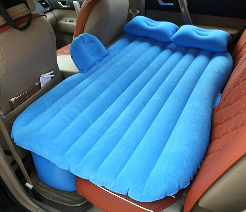 Nuevo coche automotriz colchón de aire cama de viaje inflable colchón de aire cama sofá cojín del asiento de buena calidad para la mayoría coche Nuevo coche automotriz colchón de aire cama de viaje inflable colchón de aire cama sofá cojín del asiento de buena calidad para la mayoría coche
