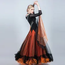 Платье для бальных танцев, соревнований, женское стандартное бальное платье для девочек, платье для танцев, костюмы для танцев, платье для социальных мероприятий, XXXL