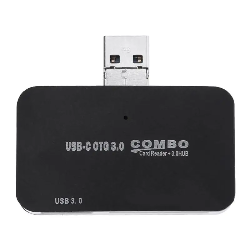 2 в 1 USB 3,0 Micro USB OTG концентратор + кардридер для компьютера Android телефон