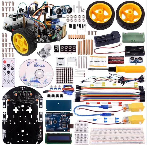 Modul Smart Tracking Robot Auto DIY Kit mit Reduktionsmotor Set für Arduino V4R7 