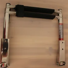 Marine 2 Steps Stainless Steel Boat Yacht Telescoping Ladder Deck Outboard Swim Platfrom
