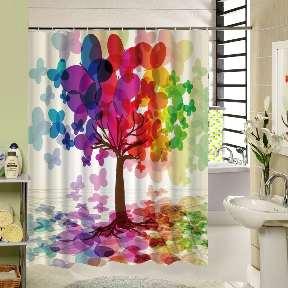 Art Design Tree That Symbolizes The Lively Life Waterproof