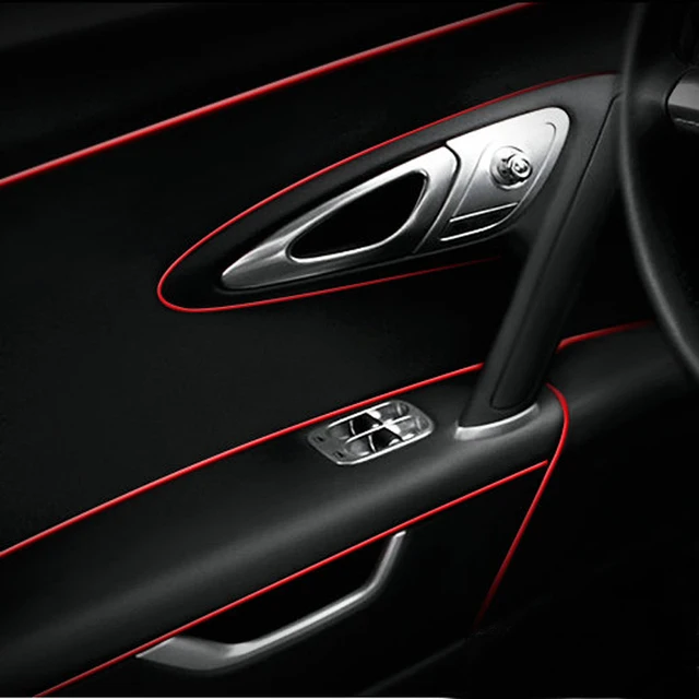 Car Styling 5m Pcs Universal Diy Flexible Interior Mouldings Trim Car Styling 5m Pcs Universal Diy Flexible Interior Mouldings Trim Strips Central Control And Door Decoration Moulding Strip