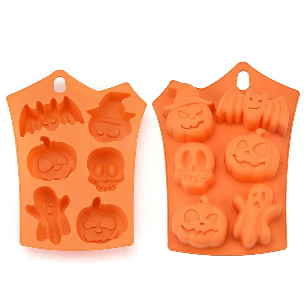 Creative Happy Halloween Silicone Pumpkin Cake Silicone Mold Kitchen