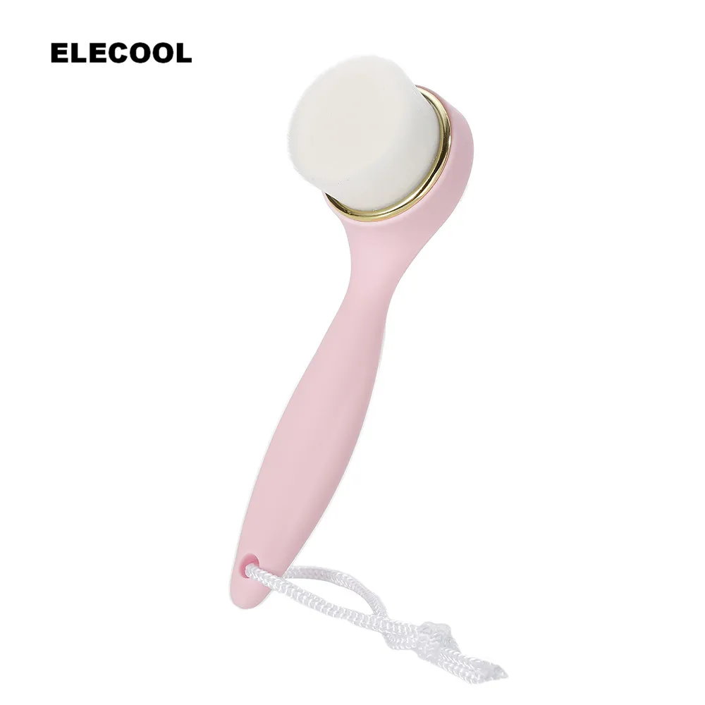

ELECOOL 1Pc Mini Pore Remove Blackhead Brush Face Cleaner With Rope Makeup Brushes Flexible Fiber Hair Beauty Cosmetic Tool