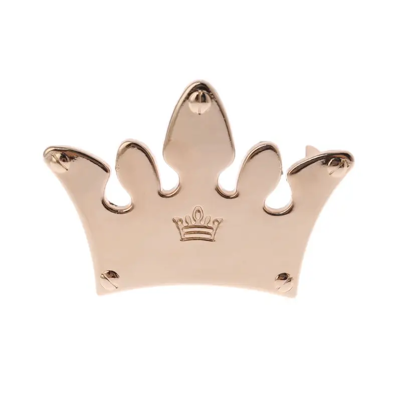 

THINKTHENDO Crown Metal Bag Decoration for DIY Craft Handbag Shoulder Bags Hardware Accessories