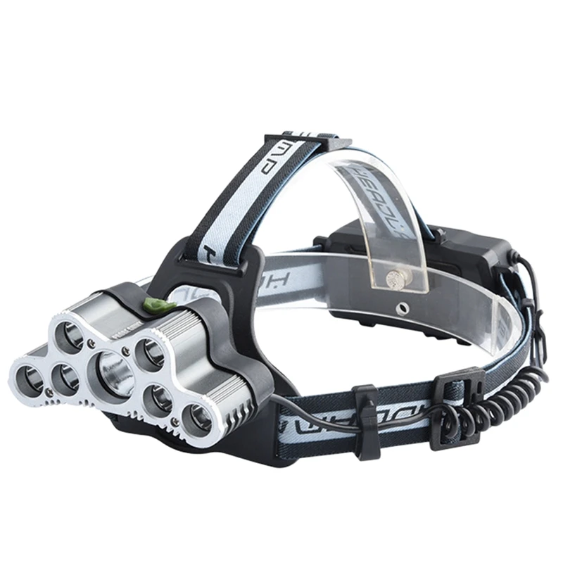 

Headlights T6-7 Lights Night Fishing Charging White Light Head-Mounted Flashlight Convenient Search Headlights