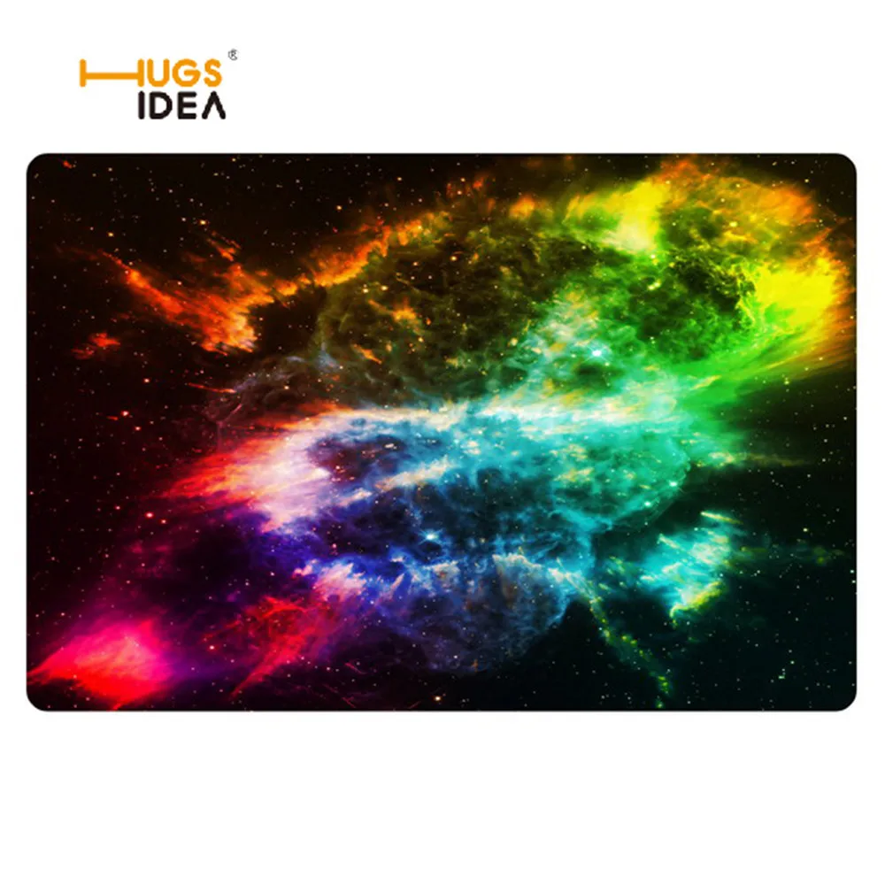 

HUGSIDEA 3D Universe Space Star Pattern Front Door Mats Fashion Home Floor Carpet Tapis for Living Room Bathroom Kitchen Rugs