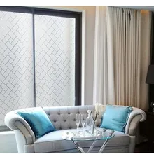 Матовый ультрафиолетовые со статическим зажимом 70/90 см ширина Бытовая декоративная очки для офиса пленка Отличная защита ПВХ Бизнес витражная пленка