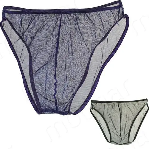 2018 Sexy lingerie man underwear Men's Briefs Gauze Mesh Nightwear G String Thong Transparent