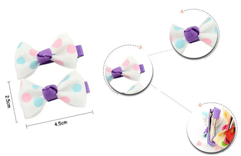 20 шт./партия заколка для волос с маленьким бантом для девочек, детские мини милые однотонные заколки для волос, безопасные заколки, детские заколки для волос, аксессуары для волос