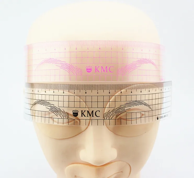 

Permanent Makeup Ruler Plastic Eyebrow Ruler Tattoo Cosmetic Shaping Tool For The Beginers Reusable Eyebrow Stencils 1PCS
