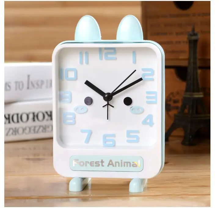 new 2019 Kawaii Alarm Clock Table Desk Clocks Birthday Gift For Kids