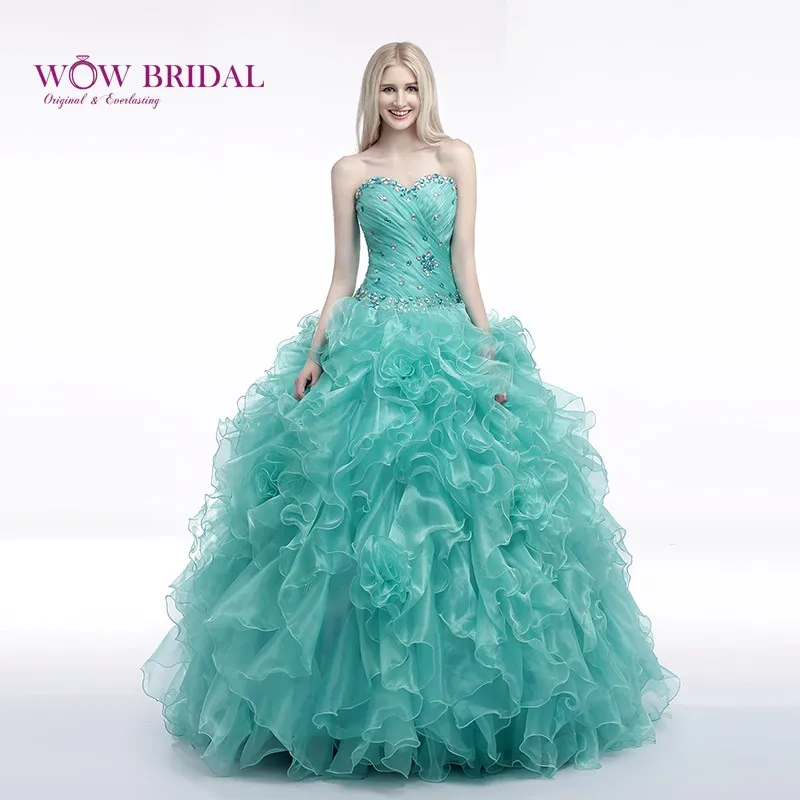 Wowbridal, изящное Пышное Платье, милое платье с открытыми плечами, украшенное кристаллами, из органзы, многоуровневый взъерошенный пышный наряд