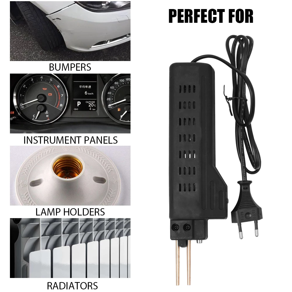 

EU US Plug Car Bumper Repaire Machine Plastic Welding Machine Kit Welding Repairing Tool Hot Staplers 50W Soldering Iron Set