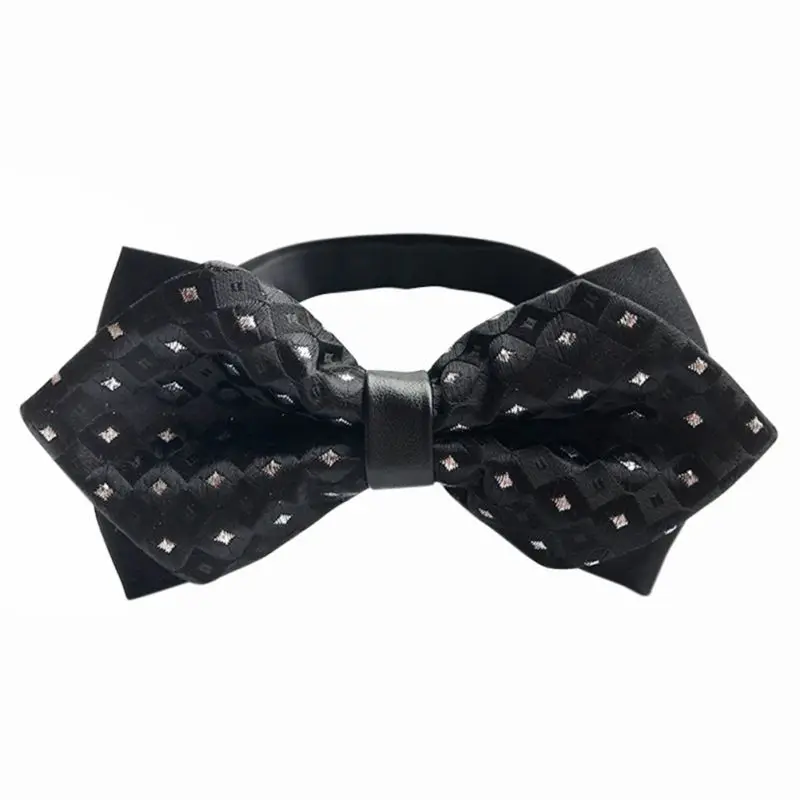 

Men's Bow Tie Gold Paisley Bowtie Business Wedding Bowknot Dot Blue And Black Bow Ties For Groom Party Accessories