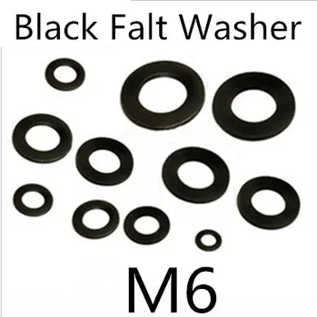 

1000pcs High Quality m6 steel with black flat washer
