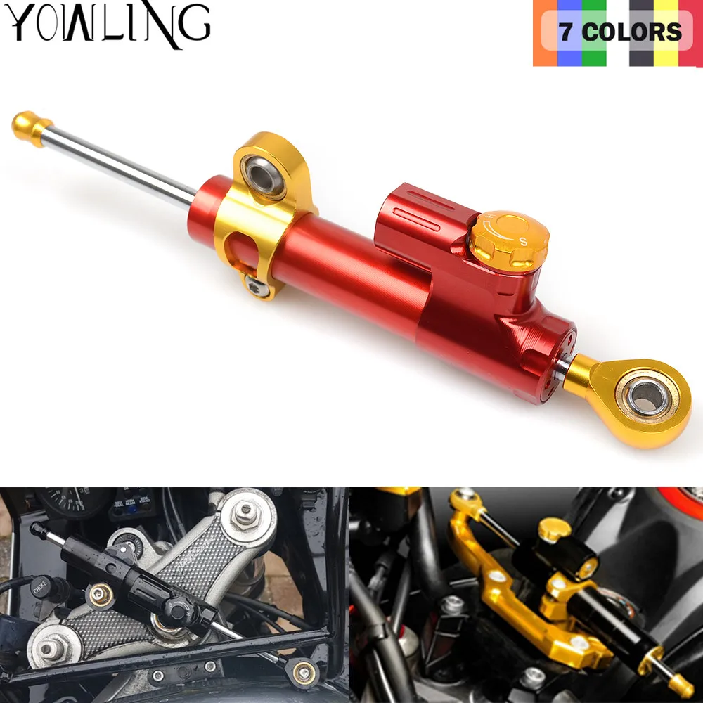 

Motorcycle Adjustable Steering Stabilizer Damper For Kawasaki ZX6R ZX7R ZX9R ZX10R Z650 Z750 Z800 Z900 Z1000 ER6N ER6F Z250 Z300