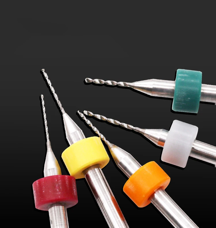 10pcs PCB Drill Bits Kit Mini Tungsten Steel Carbide Drill Bit Set For Metal Woodworking Circuit Board CNC Instrument Tools  DT6