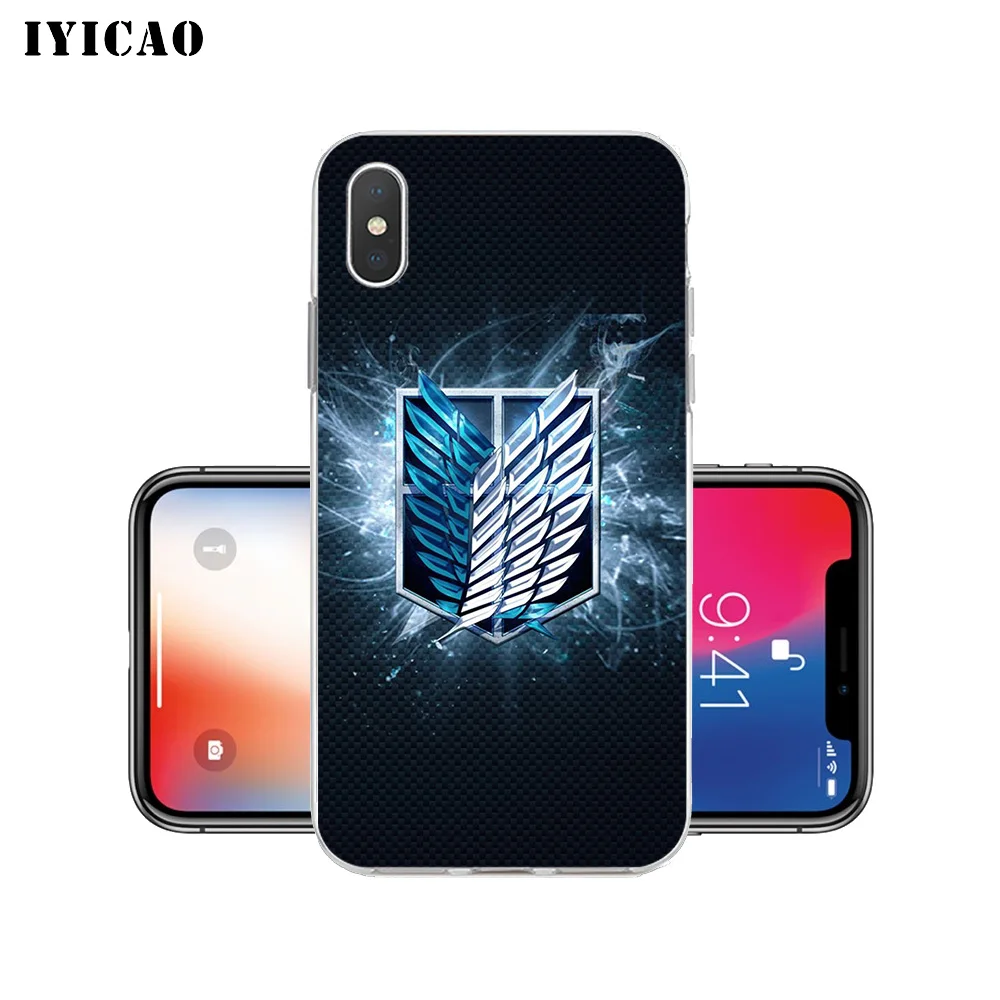 Мягкий силиконовый чехол IYICAO для iPhone X XR XS MAX 6 6s 7 8 Plus 5 SE ТПУ|Чехлы-накладки| |