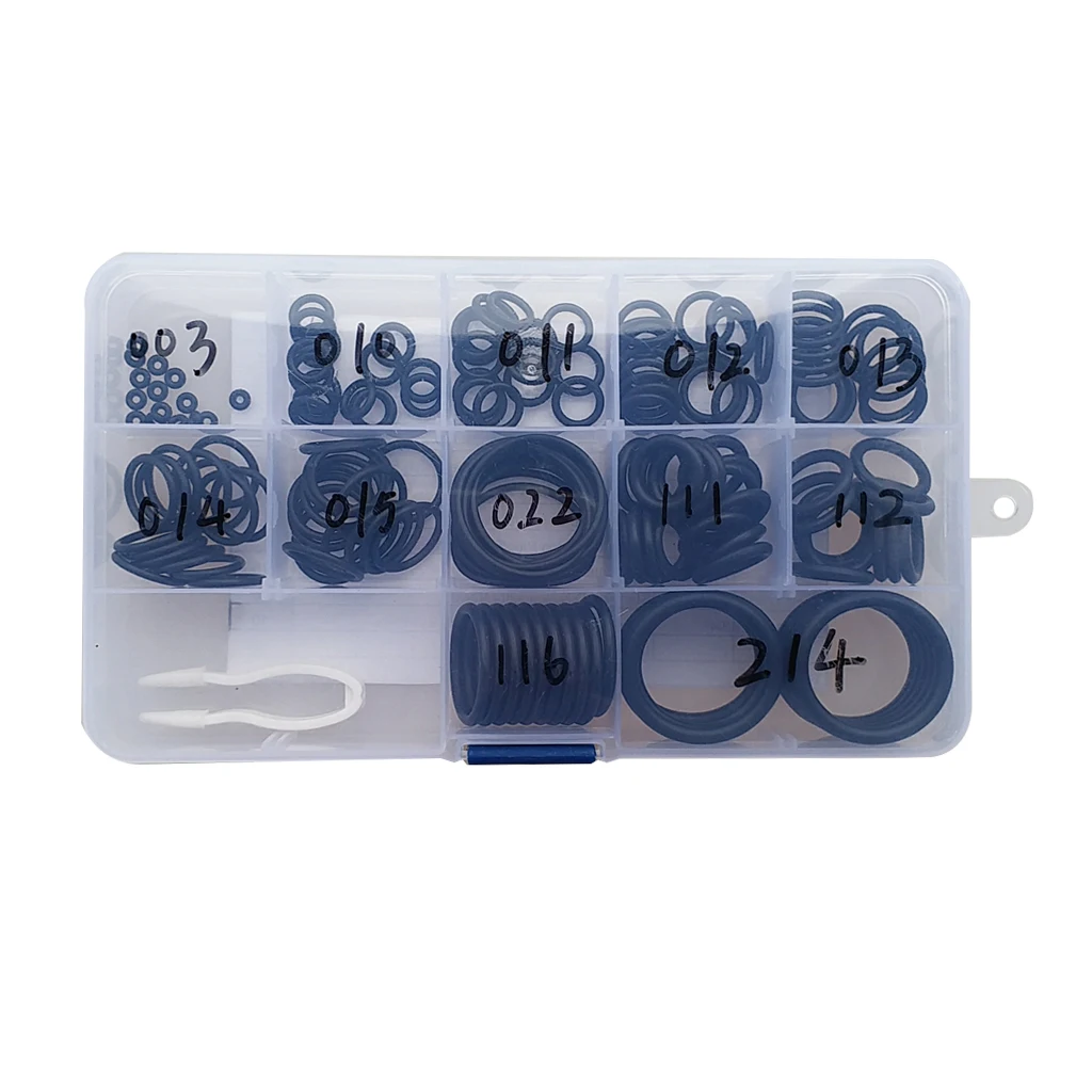 170Pcs Nitrox /Scuba Dive O-Ring Kit12 Sizes 70 Duro Underwater Diving Snorkeling Gear Spare Part Accessories