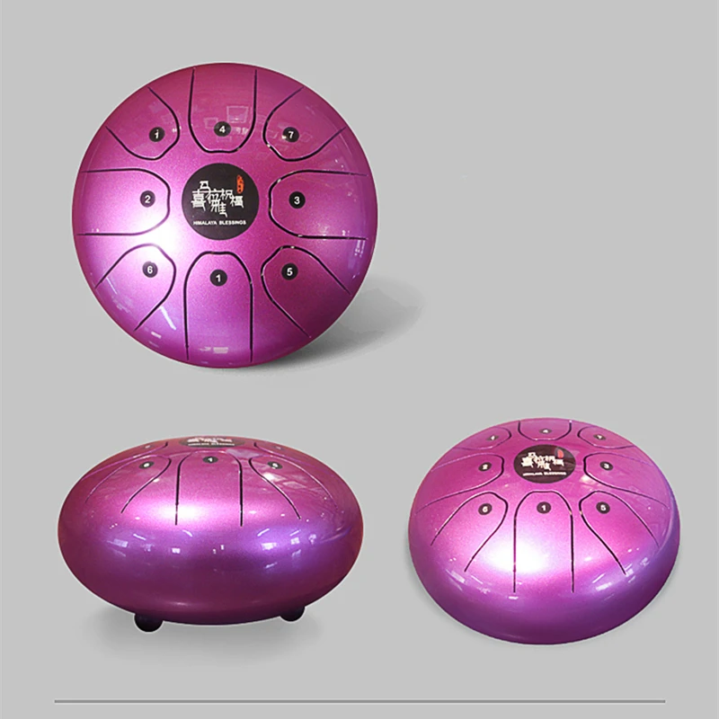 8 inch Steel Tongue Drum Tank Drums pentatonic scale Hang Drum with