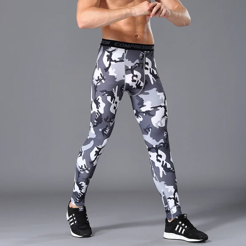 mens camo compression pants