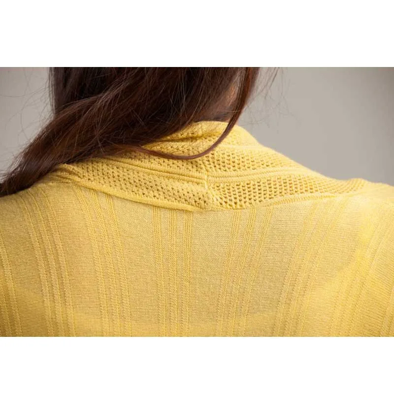 Женский розовый кардиган вязаный Свободный пончо длинный весна 2020|cardigan women