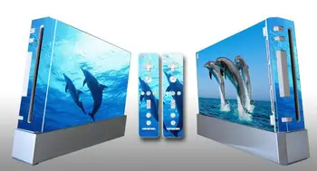 

DOLPHINS 037 Vinyl Skin Sticker Protector for Nintendo Wii and controller skins Stickers