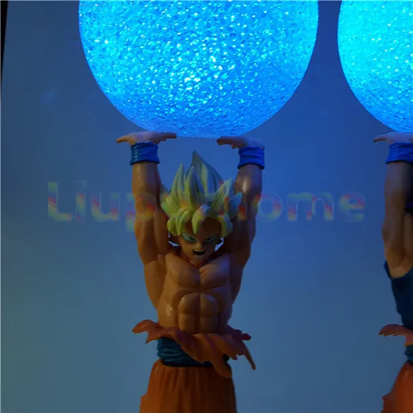 Dragon Ball Z Сон Гоку дух бомба DIY светодиодный ночной Светильник s лампа аниме Dragon Ball DBZ светодиодный светильник Рождественский Декор