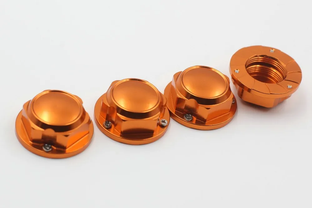 1/5 ЧПУ BAJA 5B сплав Гайка колеса 4 шт GR028 для HPI KM RV 5B|wheel cart|wheel lock nutwheel lug nut |