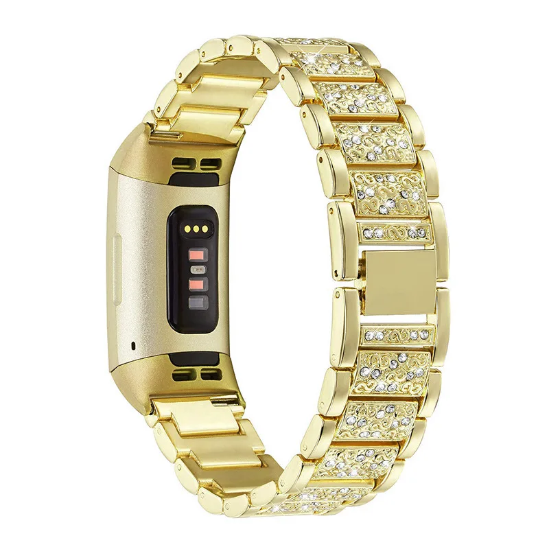 2 In1 смарт-Браслет для Fitbit заряд 3 Экран Защитная пленка для Fitbit заряд 3/Charge3 ремень Нержавеющая сталь браслет