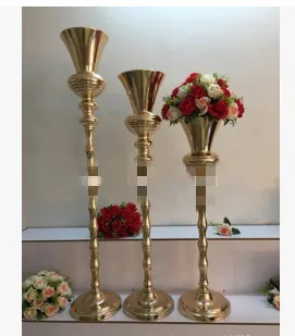 

Trumpet vase, wedding props, iron wedding ceremony, site layout, household flower arrangement decoration