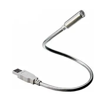 

GTFS-NewPractical Beautiful Mini 1 LED USB Lamp Light Flexible Travel for PC Notebook