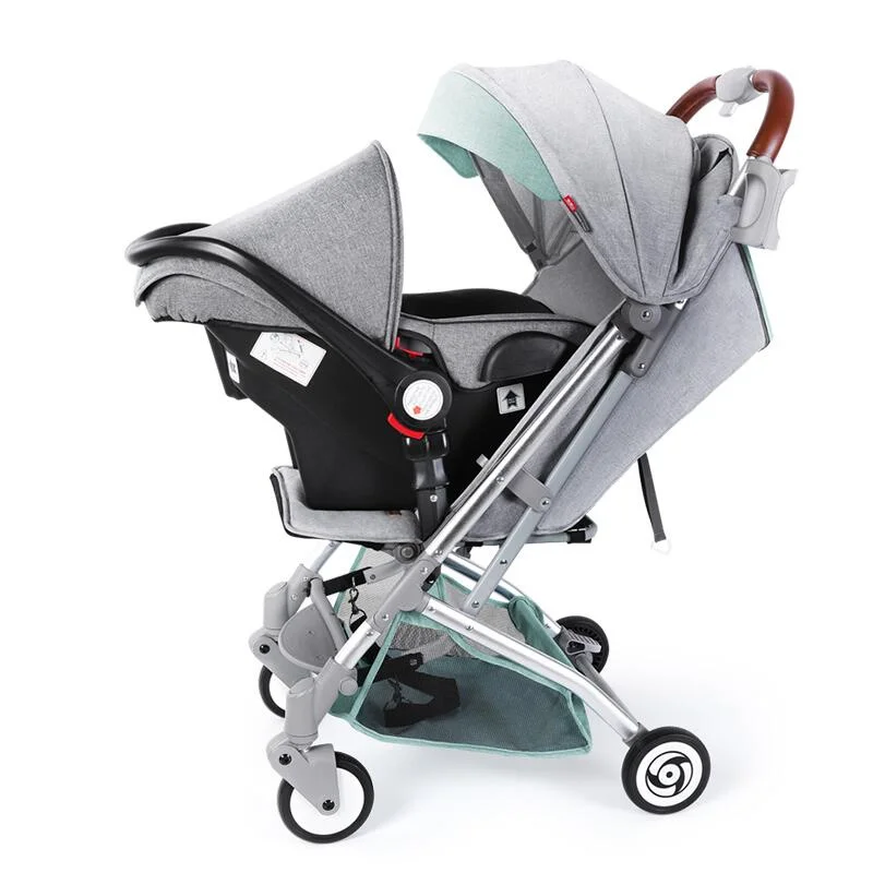 

High Landscape Foldable Basket Type Baby Stroller for 0-6 Years Old Kid Portable Children Carts High-quality Comfortable Trolley