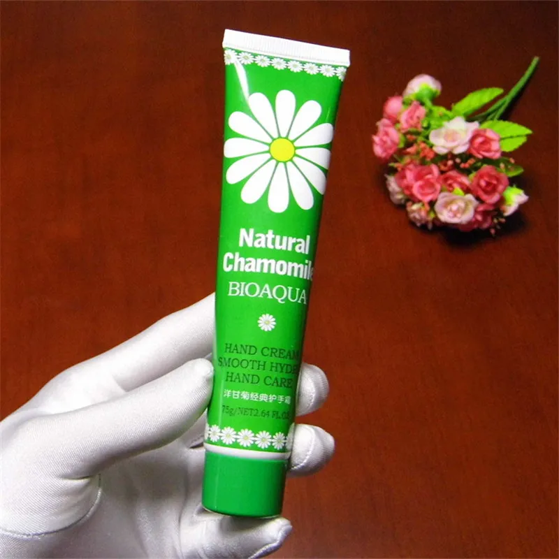 BIOAQUA Chamomile Hand Cream Moisturizing Anti-chapping whitening cream Hand care 75g