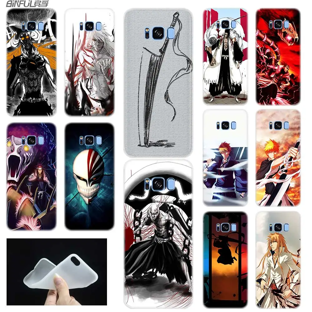 

Case For Samsung S4 S5 Mini S6 S7 Edge Plus S8 S9 Plus S10 Case Cover Soft Silicone 3D TPU M20 unny Bleach Anime