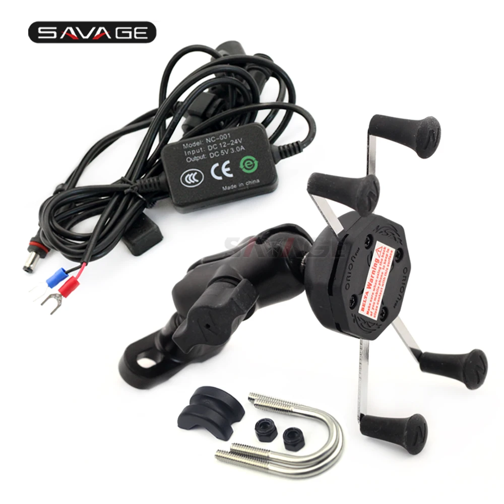 Держатель для телефона X Grip зарядное устройство USB Bajaj Pulsar 200 NS 2012 2018/ Dominar 400 2017 2018